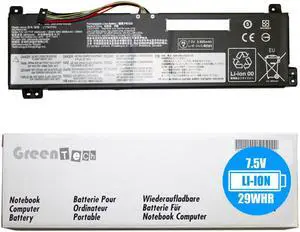 GreenTech 30Wh L17M2PB3 L17L2PB4 compatible battery for Lenovo V130-15IGM, V130-15IKB, V330-15IKB, V530-14IKB, V530-15IKB - GreenTech 7.5V 30Whr 2 Cell Battery 5B10W67362 5B10W67318 5B10P54000