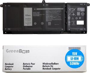 GreenTech H5CKD Replacement Battery for Dell Latitude 3410 3510 Vostro 5301 5401 5402 Inspiron 5301 5401 5408 5409 15V 53WHr 4 Cell TXD03 Non-OEM