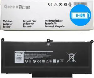GREENTECH F3YGT BATTERY FOR LATITUDE 7280 7290 7380 7390 7480 DM3WC 451-BBYE