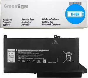 GREENTECH 0G74G BATTERY FOR LATITUDE 5300 7300 7400 11.4V 42WHR 2PFPW