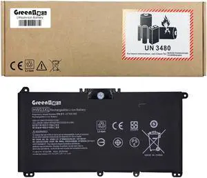 GREENTECH HW03XL L97300-005 BATTERY FOR HP 240 245 250 255 G9 HP PAVILION 15-EG 15-EH 17-CP 11.34V 41WHR HSTNN-IB90 GREENTECH HW03XL L97300-005 BATTERY FOR HP 240 245 250 255 G9 HP PAVILION 15-EG 15-EH 17-CP 11.34V 41WHR HSTNN-IB90