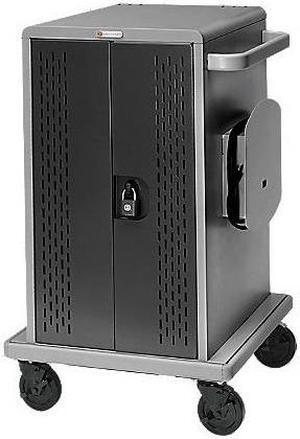 Bretford 36 Unit Chromebook Cart w/Doors w/Casters Back Panel CDWCHROME36