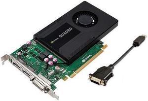2GB HP Quadro K2000 GDDR5 PCI Express 2.0 x16 2x Displayports DVI Graphic Card C2J93AT