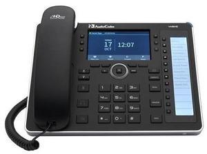 AudioCodes UC445HDEG VOIP Phone POE - 4.3 Inch Color Multi-Lingual LCD Screen - Black
