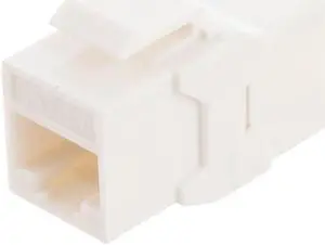 CAT6A UTP Inline Keystone Coupler, 15 pack, White