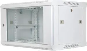 NavePoint 19-Inch Wide Networking Cabinet, 9U, 23 Inches Deep, White