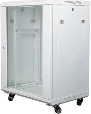 NavePoint 19-Inch Wide Networking Cabinet, 12U, 17 Inches Deep, White