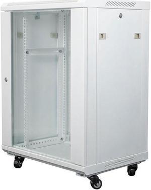 NavePoint 19-Inch Wide Networking Cabinet, 12U, 23 Inches Deep, White