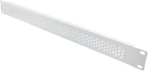 NavePoint 19 Inch Perf Blank Panel 1U- RAL9003, Signal White