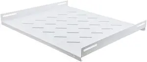 NavePoint 19 Inch Cabinet Shelf 1U with 16"(420mm) Depth- RAL9003, Signal White