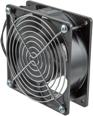 NavePoint Heavy-Duty AC Cooling Fan, 110V-120V, Black