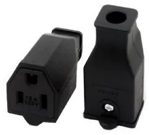 (2 Pack) NEMA 5-15P Receptacle US DIY Rewireable Grounding Power Plug,US socket US receptacle Nema 5-15P (2 Pack) NEMA 5-15P Receptacle US DIY Rewireable Grounding Power Plug,US socket US receptacle Nema 5-15P