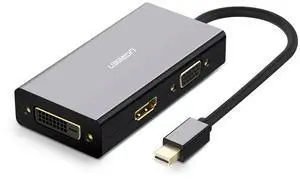 Mini DisplayPort to HDMI DVI VGA Adapter 4K Mini DP Converter Thunderbolt Compatible 3 in 1 For Mac, MacBook Pro Air, iMac, Surface Pro3 Pro4, Google Chromebook, PC, Projector Mini DisplayPort to HDMI DVI VGA Adapter 4K Mini DP Converter Thunderbolt Compatible 3 in 1 For Mac, MacBook Pro Air, iMac, Surface Pro3 Pro4, Google Chromebook, PC, Projector