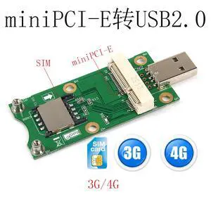 Tekit New Version3.0 Mini Pci-e Mpci Express Wireless to USB Adapter Card with SIM Card Slot Module Mini PCI-E to USB Adapter Test WWAN Module Tekit New Version3.0 Mini Pci-e Mpci Express Wireless to USB Adapter Card with SIM Card Slot Module Mini PCI-E to USB Adapter Test WWAN Module