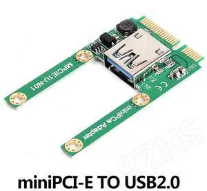 Mini PCIe to USB2.0 Adapter Card, Mini PCI Express Slot Expansion to USB 2.0 Interface Converter Support Full and Half Height Size,Mini PCI-E & Half Mini PCI-E Card to USB 2.0 Adapter Card Mini PCIe to USB2.0 Adapter Card, Mini PCI Express Slot Expansion to USB 2.0 Interface Converter Support Full and Half Height Size,Mini PCI-E & Half Mini PCI-E Card to USB 2.0 Adapter Card