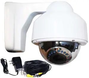 VideoSecu Dome Indoor Outdoor Weatherproof Security Camera 1/3" Sony Effio CCD Infrared Day Night Vision Vari-focal 3.5~8 mm Lens with Power Supply and Cable for CCTV Home Surveillance DVR System CCE VideoSecu Dome Indoor Outdoor Weatherproof Security Camera 1/3" Sony Effio CCD Infrared Day Night Vision Vari-focal 3.5~8 mm Lens with Power Supply and Cable for CCTV Home Surveillance DVR System CCE