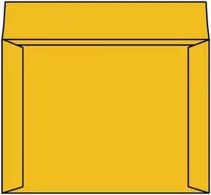 Open Side Negative File Envelopes, 12" x 17", 40#, Tan / Brown Kraft, Two Side Seams Over, Ungummed Flaps Extended (Box of 100)