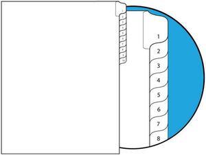 Numbers 1-10 Collated Legal Index Divider Sets, Letter Size Side Tab, 1/25th Cut, 10 Tabs per Set (Box of 10 Sets) Numbers 1-10 Collated Legal Index Divider Sets, Letter Size Side Tab, 1/25th Cut, 10 Tabs per Set (Box of 10 Sets)