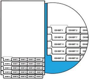 1/5th Collated Legal Index Divider Sets, Letter Size Bottom Tab, 1/5th Cut, 25 Tabs per Set (Box of 10 Sets) 1/5th Collated Legal Index Divider Sets, Letter Size Bottom Tab, 1/5th Cut, 25 Tabs per Set (Box of 10 Sets)