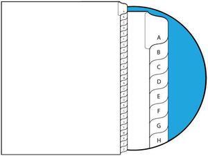 Letters A-Z Collated Legal Index Divider Sets, Letter Size Side Tab, 1/26th Cut, 26 Tabs per Set (Box of 10 Sets) Letters A-Z Collated Legal Index Divider Sets, Letter Size Side Tab, 1/26th Cut, 26 Tabs per Set (Box of 10 Sets)