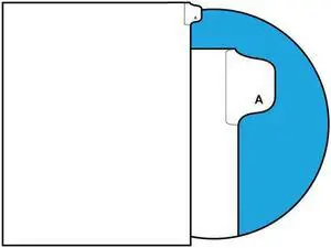 Letter A Legal Index Divider Sets, Letter Size Side Tab, 1/26th Cut, 25 Tabs per Set (Box of 10 Sets)