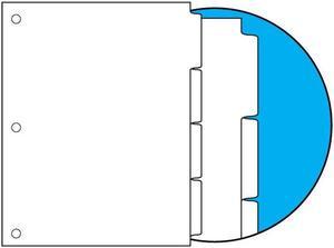 90#, 1/4 Cut, Blank Indexes, No Copier Mylar on Tab Area, Straight Collated (Forward) (Carton of 1240 Tabs)