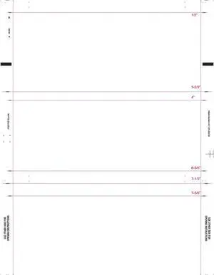 8-1/2" x 11" Z Fold Check Blank Face - Security Backer - Basic Security Paper (Box of 2000)