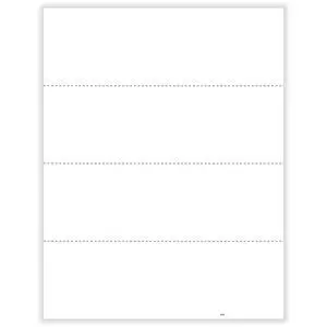 TFP W-2 4-Up Blank Face Horizontal With W2 Backer Instructions - Pack of 500 TFP W-2 4-Up Blank Face Horizontal With W2 Backer Instructions - Pack of 500