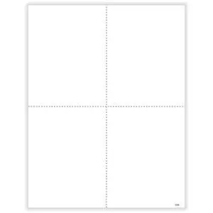 TFP W-2 4-Up With W2 Backer Instructions - Pack of 500 TFP W-2 4-Up With W2 Backer Instructions - Pack of 500