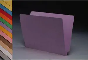 14pt Lavender Folders, Full Cut 2-Ply END TAB, Letter Size (Box of 50)