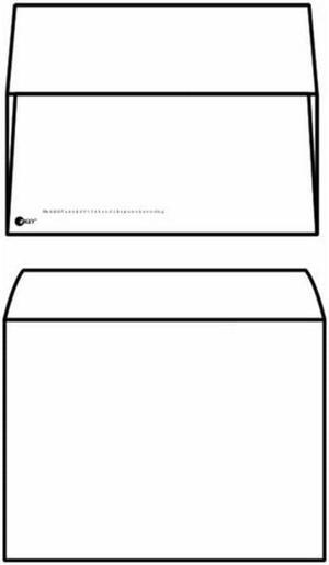 eKEY Multimedia Mailer Envelopes, 6" x 9-1/2", Outer Envelope with Open Side, CD / DVD Insert (Box of 500)