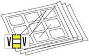 Jeter Compatible Complete Set map packs "A-Z plus Mc" labels, Polylaminated Stock, 15/16" X 1-5/8" - (6,480 labels).