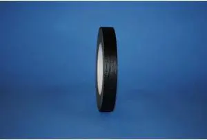 3" x 60 Yd Black Colored Crepe Masking Tape (Case of 16 Rolls)