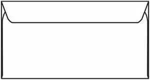 Slim-Jim Machine Insertable Open Side Booklet Envelopes, 6" x 11-3/8", 24#, White (Box of 1000)