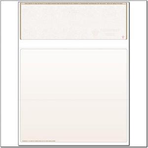 Brown Laser Check, Top Position, Fingerprint II, Panels at 3-1/2 - 4 - 3-1/2 (Ream of 500)