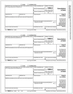 TFP 1099-C Creditor Copy C - Pack of 100