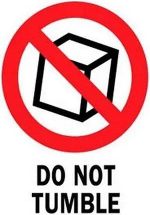 3" x 4" Do Not Tumble Labels (500 per Roll)