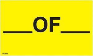 3" x 5" __of__ labels (500 per Roll)