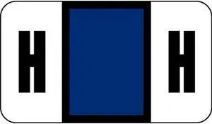 Safeguard Compatible "H" Labels, Laminated Stock, 15/16" X 1-5/8" Individual Letters - Pack of 240