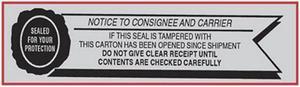 2" x 1000 Yd 1.9 mil PP Hot Melt "Notice to Consignee and Carrier" Printed Tape (Case of 6 Rolls) 2" x 1000 Yd 1.9 mil PP Hot Melt "Notice to Consignee and Carrier" Printed Tape (Case of 6 Rolls)