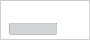 #9 Digi-Clear Window Envelopes, 3-7/8" x 8-7/8", 24#, A-Style Window, White, Laser Compatible (Box of 500)