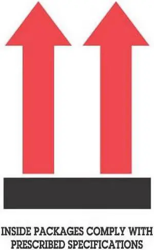 4" x 6" Inside Packages Comply Labels (500 per Roll)