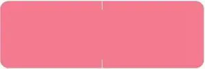 Barkley Compatible Solid Pink Labels, Laminated Stock, 1/2" X 1-1/2" Individual Colors - Roll of 500
