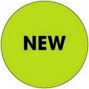2" Diameter New Circle Labels (500 per Roll)
