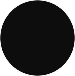 3" Diameter Black Circle Labels (500 per Roll)