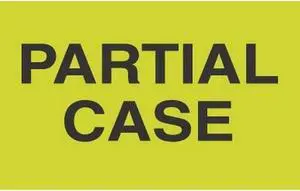 2" x 3" Partial Case Labels (500 per Roll)