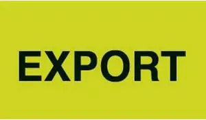 3" x 5" Export Labels (500 per Roll)
