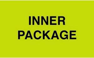 1-3/8" x 2" Inner Package Labels (500 per Roll)