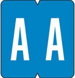 VRE/GBS Compatible "A" Labels, Polylaminated Stock, 1.3 " X 1-1/4" Individual Letters - 200 Per Pack