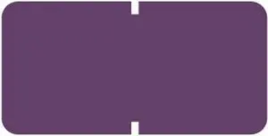 Tab Compatible Solid Purple Labels, Vinyl Kimdura Stock, 1/2" X 1" Individual Colors - Roll of 1000